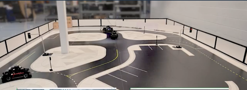 Indoor Autonomous Vehicle Test Track